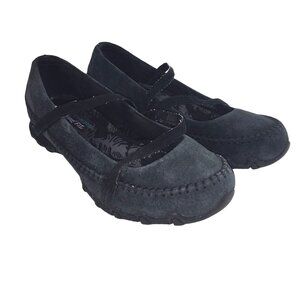 Skechers Womens Relaxed Fit Memory Foam 49012 Black Mary Jane Shoes Size US 7